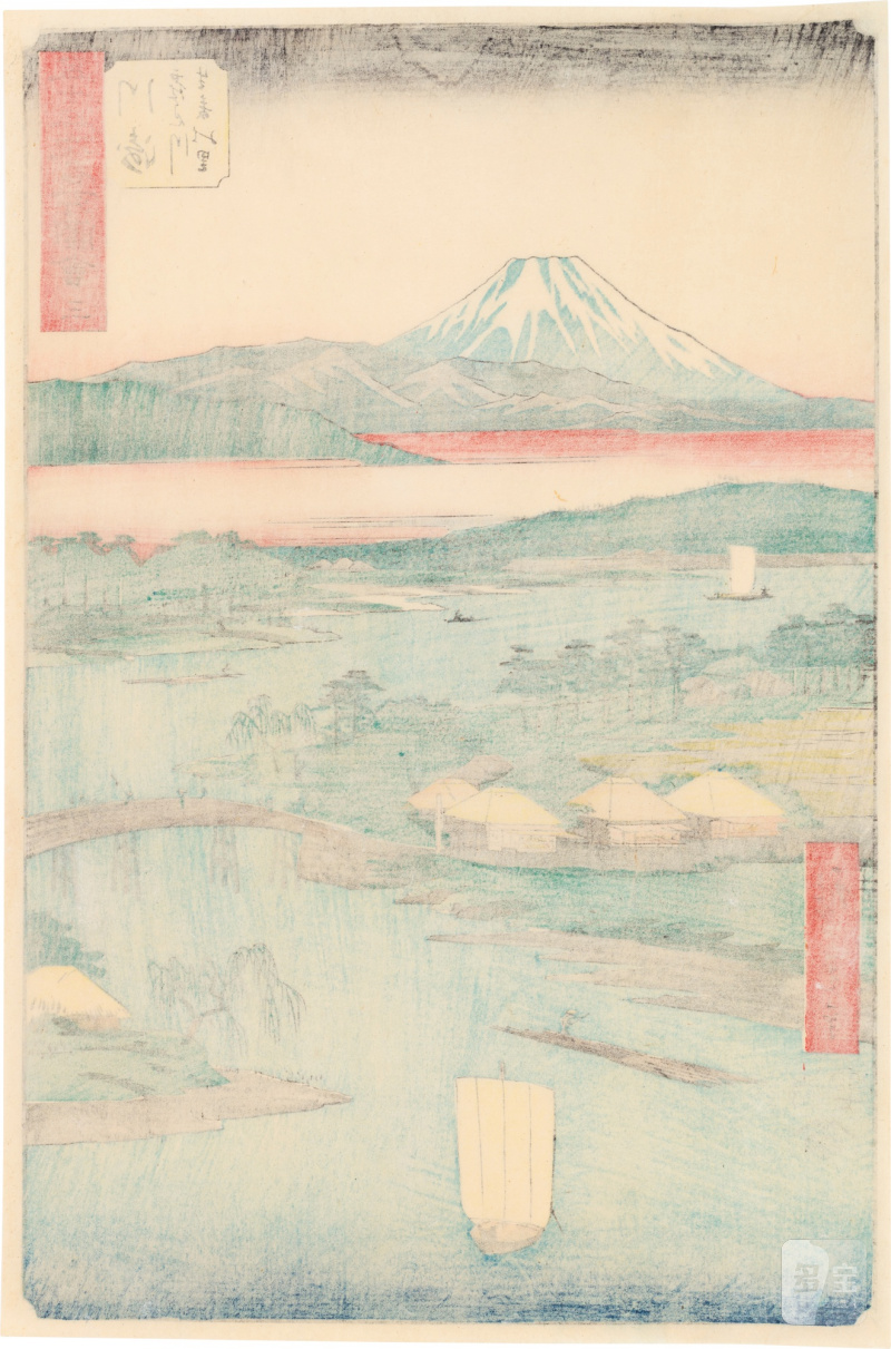 Utagawa Hiroshige (1797-1858) | The complete set of Famous Sights of the Fifty-three Stations (Gojusan tsugi meisho zue), also known as the Vertical Tokaido | Edo period, 19th century - 图12